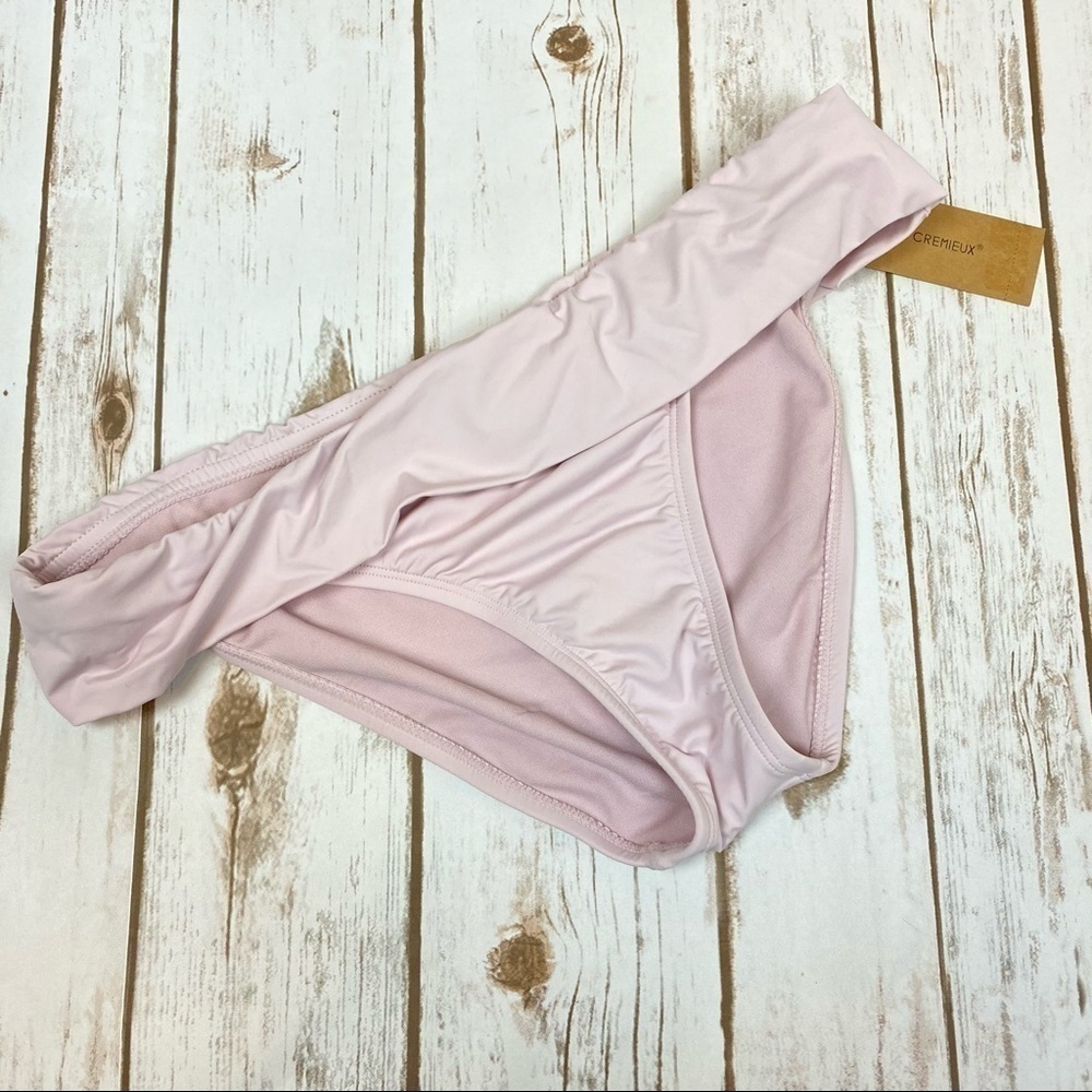 Cremieux Solids Banded Hipster Bikini Bottom Size Large